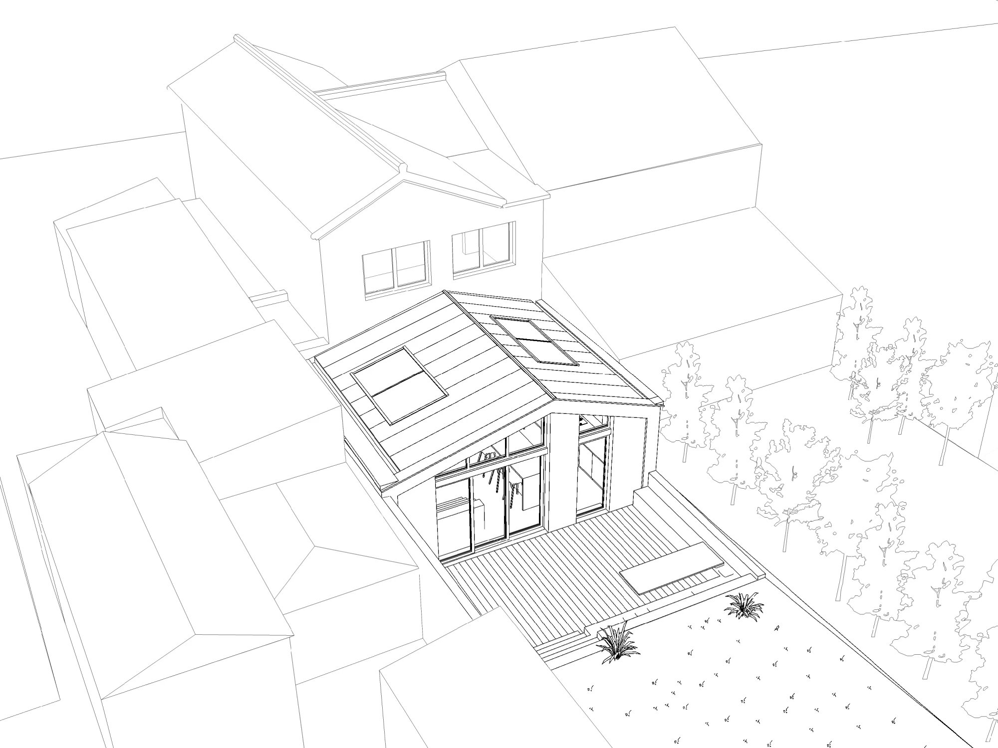 LE DÉVÉHAT VUARNESSON ARCHITECTES, Extension d’une maison de ville