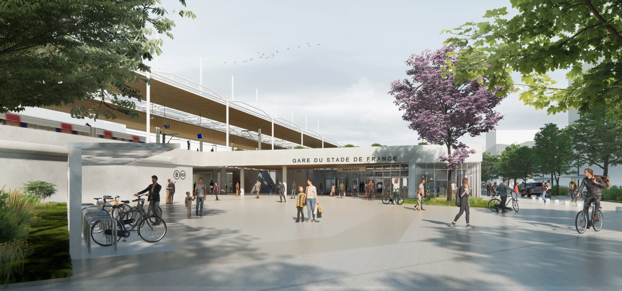 LE DÉVÉHAT VUARNESSON ARCHITECTES, Gare du Grand Paris Express ligne 15