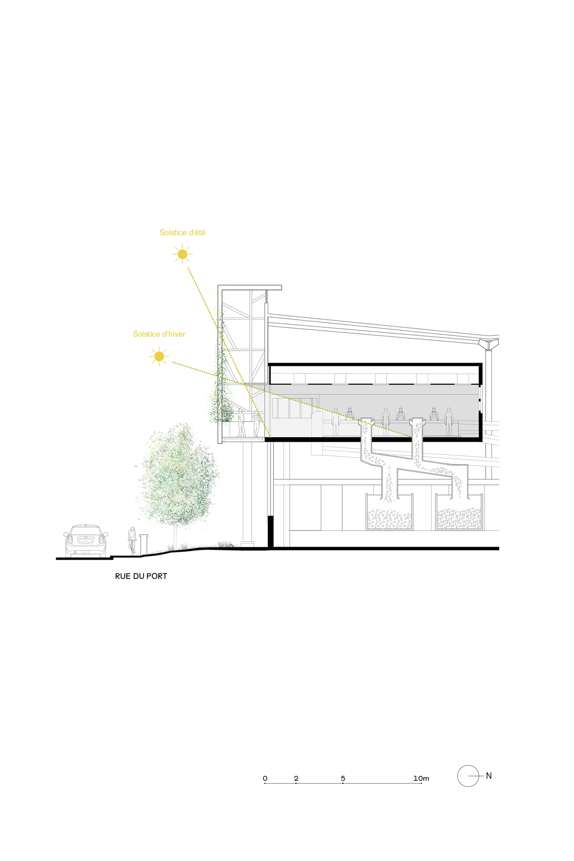 LE DÉVÉHAT VUARNESSON ARCHITECTES, Restructuration du centre de tri de collecte sélective du Syctom